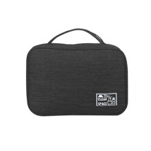 (Black) Large Hanging Travel Toiletry Bag Portable Makeup Organizer Cosmetic Holder for Brushes Mesh Pocket Holder Burgundy
