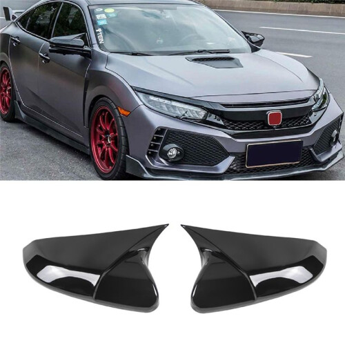 Cappucci Retrovisori per Specchietti Retrovisori Laterali per   10Th 2016 2017 2018 2019 2020 Accessori, 2 Pezzi Nero 1