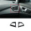 Air Conditioning Dashboard Vent Cover Decoration Frame for  Veloster 2011-2017 7