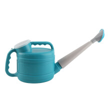 Large 2.5L Blue PE Plastic Watering Can — Garden Supplies