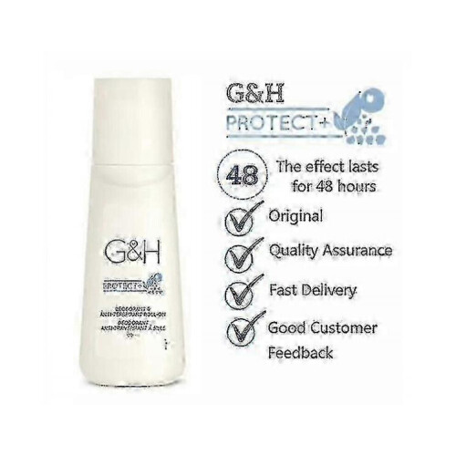 X 3 Bottle Gh Protect+ Deodorant Anti-perspirant Roll-on Size 100 Ml. 1
