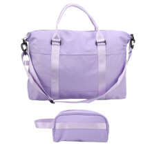 Weekend Overnight Travel Duffel Bag With Wet Pocket And Shoe Section Waterproof For Women Men Premium Polyester Large Capacity Dry Wet Separated Wide