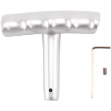 ABS T-Handle Shifter Shift Knob Gear Shift Lever for Charger Challenger Compass Silver