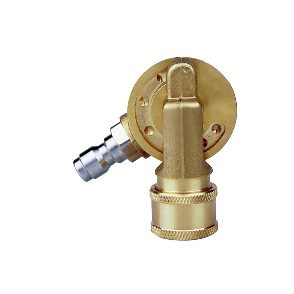 4500Psi Pivoting Coupler 1/4In Quick Connection For Pressure Washer Attachment Gutter Cleaning Adaptor 240Degree 7 Gears 6031121931113