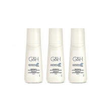 X 3 Bottle Gh Protect+ Deodorant Anti-perspirant Roll-on Size 100 Ml.