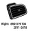 6RD819704 BA/C Grille D'AéRation pour   2011-2018 6RD 819 704 8