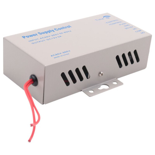 Access Control Power Supply Transformer Door System Adapter AC110-240V Covertor System Machine White DC12V 5A