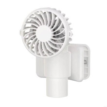Tragbarer USB-Regenschirmventilator - Kompakter Reiseventilator für Den Außenbereich, Ideal Zur Befestigung Am Regenschirm, Effiziente Kühlung A
