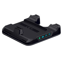 For PS5 PRO/PS5Slim/PS5 Console Cooling Stand Charging Station Dock Controller Storage Rack with Cooling Fan A