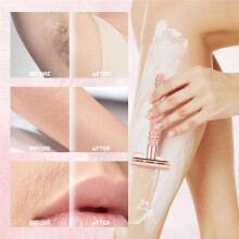 Women'S Manual Shaver Vintage Rose Gold Portable Shaver Suitable for Legs, Arms, Underarms, Bikini