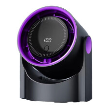Desktop Circulating Fan 4 Speed Wind Control Electric High-Speed Fan USB Rechargeable Circulating Cooling Fan Grey