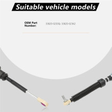Auto Transmission Shift Control Cable for MATRIX 1.8L 2003-2008 33820-02030 33820-02362