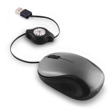 Small Mice 1000DPI Wire Gamings Mice 3Buttons, Stylishs Appearance Retractables Cable Mice for USB Devices Phone