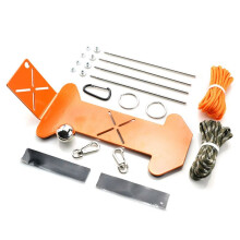 Jig Kit Ajustable Supervivencia Hacer Jig Weave Camping Cuerda Joyas Llavero Idea para Adultos NiñOs