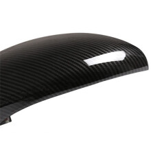 Car Side Rearview Mirror Caps Cover Carbon Fiber Style for Stelvio 2017-2020