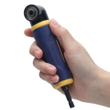 Extension Screwdriver Curved Screwdriver Right Angle Drill Adapter 90 Degree Yellow and Drill Bit Attachment