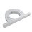 Silver 2inch Hole Brushed Underdash Mount Bracket River Clamp Steering Column Keyed No Drop Mount 2310000030 FR20114 2