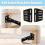 2PCS Heavy Duty Bed Frame Adapter/Connector Plate for Headboard, Adjustable Metal Frame Modification Brackets 6