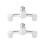 Light Socket Splitter,2 in 1 Bulbs Socket Splitter E27 Dual Heads Lamp Holder,for Home Garage Warehouse Basement Use 1