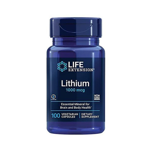 Life Extension Lithium 1000 mcg 100 Count
