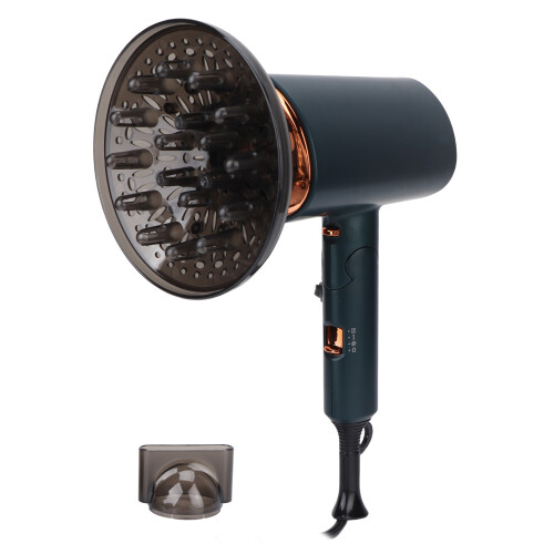 Foldable Handle Ionic Hair Dryer with Constant Temperature Control, Fast Drying Ceramic Blow Dryer Universal Functionality Low Radiation Attachments 1