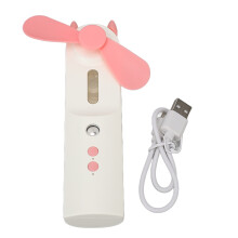 Mini nabíjateľný chladiaci ventilátor s vodnou hmlou, ručný ventilátor napájaný z USB, pre domáce a vonkajšie použitie na halloweenske