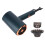 Foldable Handle Ionic Hair Dryer with Constant Temperature Control, Fast Drying Ceramic Blow Dryer Universal Functionality Low Radiation Attachments 7