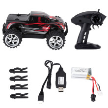 Ferngesteuerter 4x4-Monstertruck, wasserdichte Elektronik, Ganzmetallgetriebe, einstellbare Federung mit verstellbarer Fahrzeughöhe, schnelles
