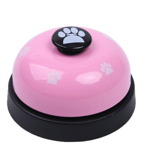 (Pink) Dog Training Bell for Puppies (50 Char) 2