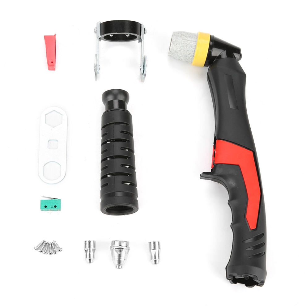 High Duty Cycle Plasma Cutter Torch Body Air Plasma Cutting Torch Hf Ignition Fire Resistant Ergonomic Design Iron Plate Cutting Tool 9014198398215
