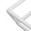 Embroidery Frame Lap Stand Cross Stitch Holder Set, Double Layer, White 9