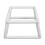 Embroidery Frame Lap Stand Cross Stitch Holder Set, Double Layer, White 13