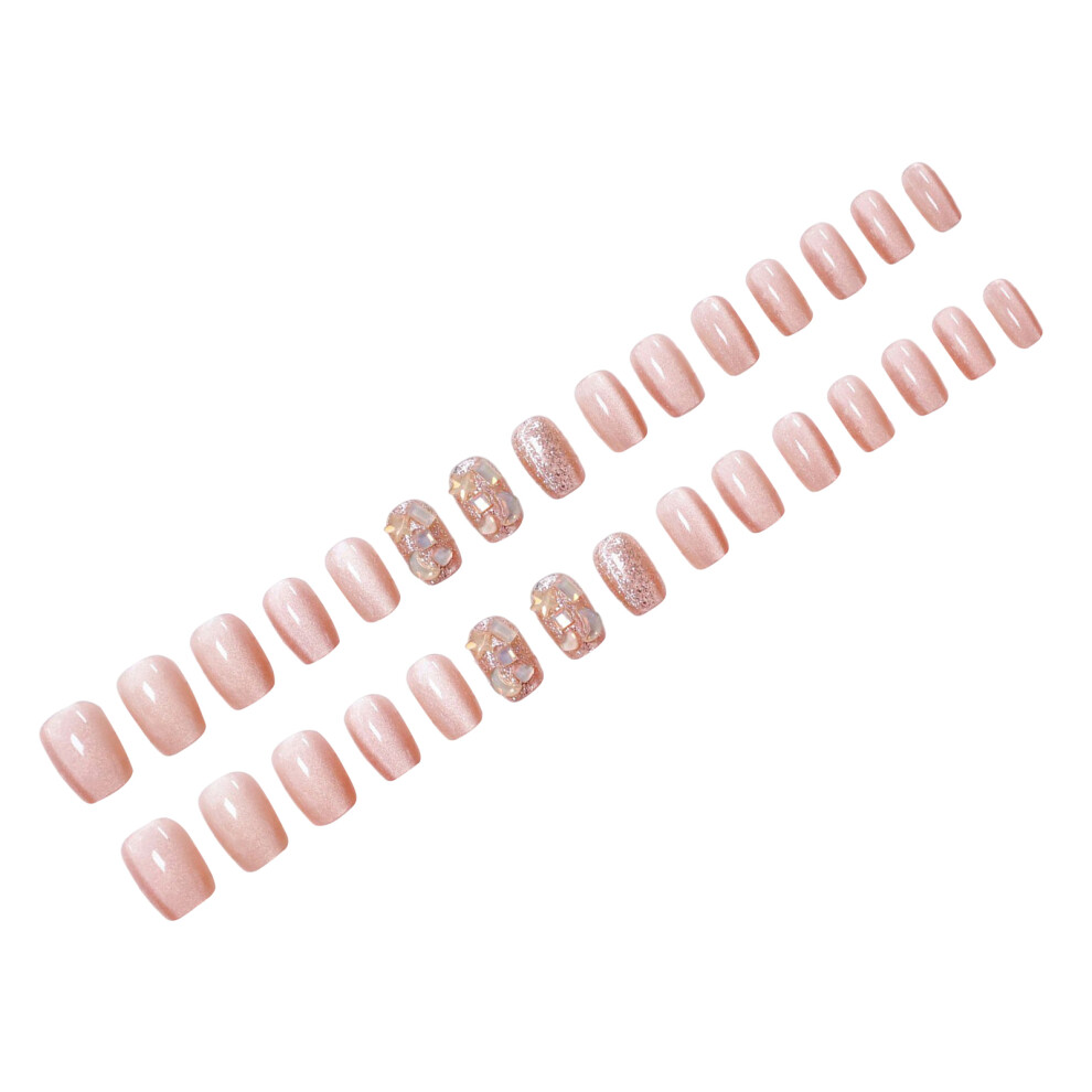 Dachuang Beauty Short Press-On Nails For Women - Natural & Unbreakable