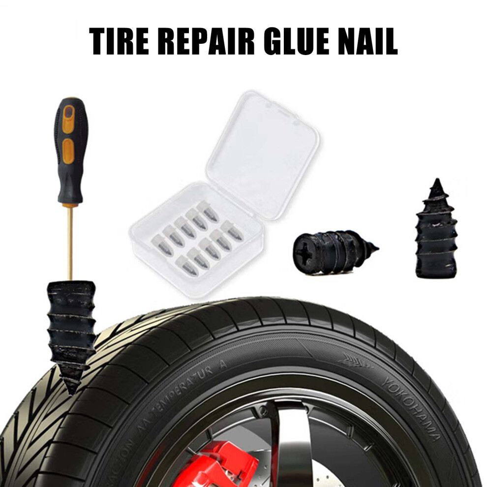 (Big Nail 10 With Boxes) 10Pcs Durable Tire Repair Nails For Agricultural Tyres 6253032919701