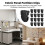 (Black, 25pcs) 25/50Pcs Plastic Fabric Clips for Bed & Office 9