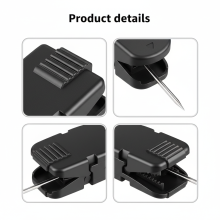 (Black, 50PCS) 25/50 Pinces Tissu ABS pour Lit & Bureau
