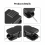 (Black, 50PCS) 25/50Pcs Plastic Fabric Clips for Bed & Office 1
