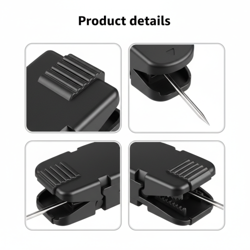 (Black, 50PCS) 25/50Pcs Plastic Fabric Clips for Bed & Office