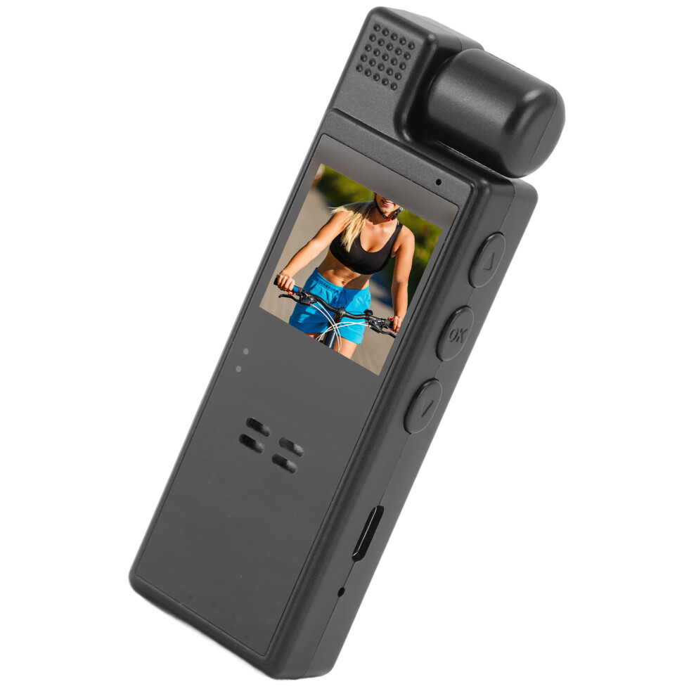 4K 180 Rotatable Body Cam With Night Vision, 1.3" Display, 128Gb Support 9421391140518