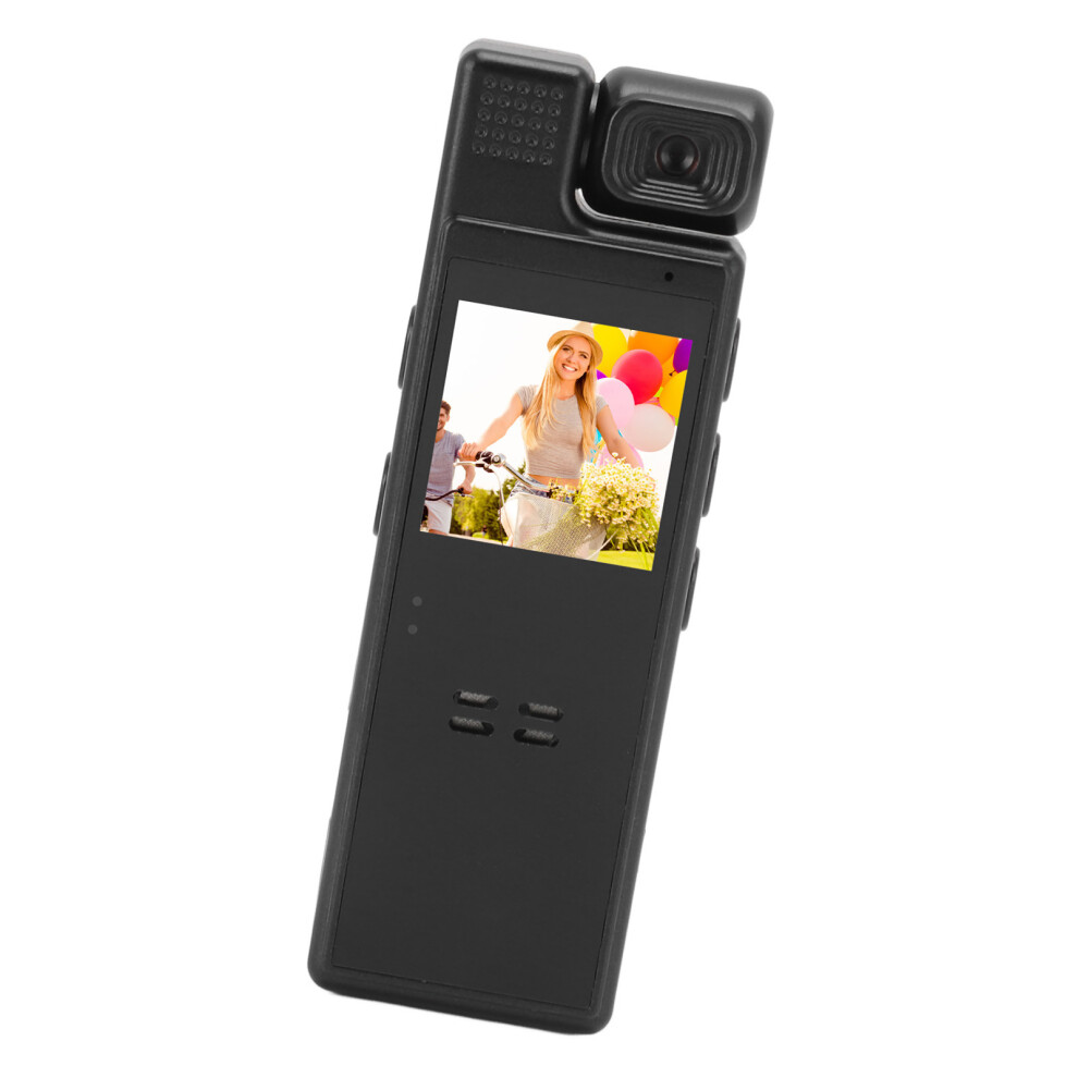 4K Body Cam With 180 Rotatable Lens, Night Vision, Wifi, 1.3" Display 4631387542669