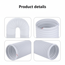 (130mm times 1.5m) Stretchable AC Hose 13/15cm - Durable & Reinforced