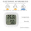 LCD Digital Thermometer Hygrometer Indoor Meter 3