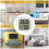 LCD Digital Thermometer Hygrometer Indoor Meter 6