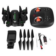 Smart Battery Charging Hub FPV Foldable Drone WiFi Camera Compact Light Design Durable Material Cooling Exhaust Fan Beginner Friendly