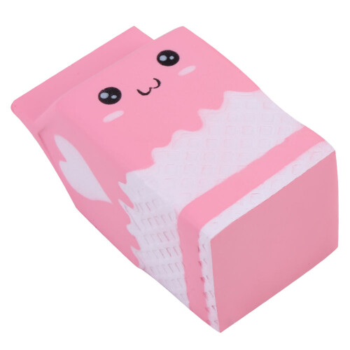 Squishy παιχνίδι για παιδιά ενήλικες, Kawaii χαριτωμένο κουτί γιαουρτιού σχήμα αργής 2