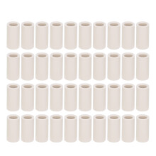 Witte vezel ferrule voor biljartkeu's, 40 stuks, fijne afwerking, stabiele structuur, verstelbaar ontwerp, ruimtebesparend, ideaal cadeau voor