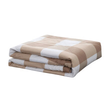 Lightweight Cotton Duvet Cover Set Rustic Brown Buffalo Checkered Bedding Machine Washable Comforter With Zipper Closure Corner Ties Soft And Durable