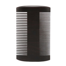 Smooth Teeth Beard Comb Double Sided Design, Durable Natural Wood Grooming Tool With Anti Static Properties For Men And Women