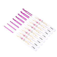 Crochet Needles Kit Aluminum Crochet Hook Set Ergonomic Knitting Needles Smooth Knitting Needles Multi Functional Knitting Tool Durable Crochet Hook