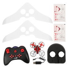 Kids Remote Control Plane Auto Hovering Mini Drone360Flip Headless Mode Rc Toy With LED Lights Durable Foam Body Long Battery Life Easy To Fly